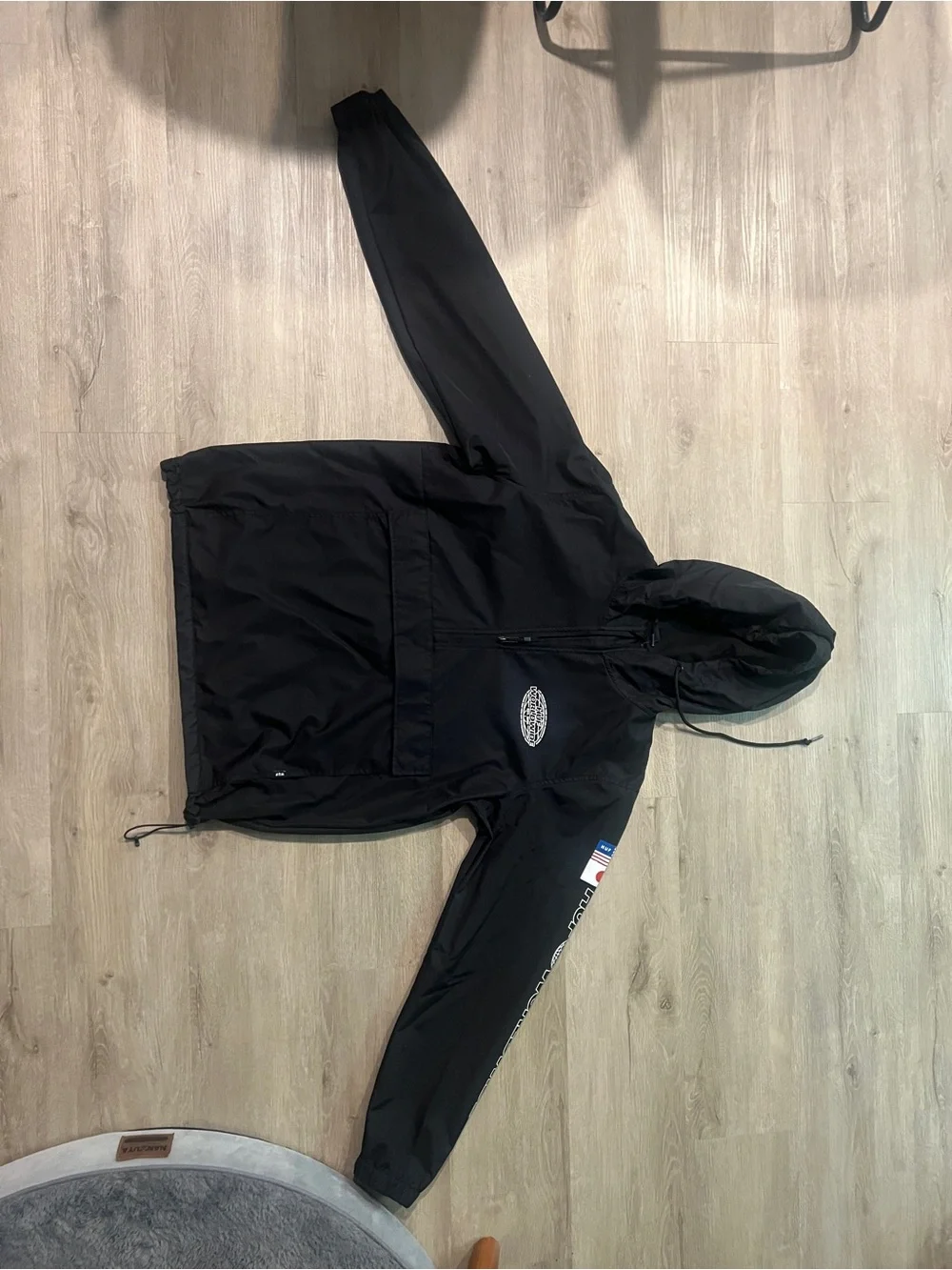 HUF black hooded